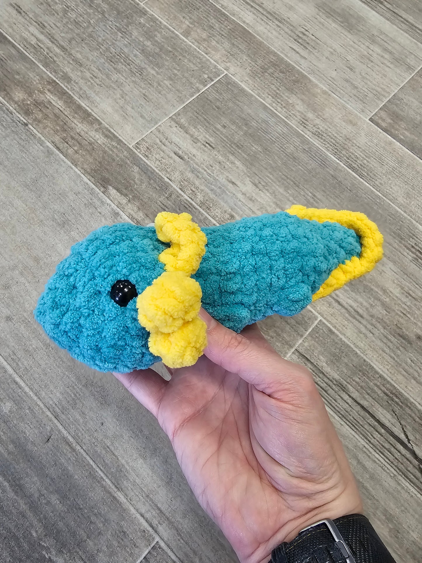 Topaz the axolotl
