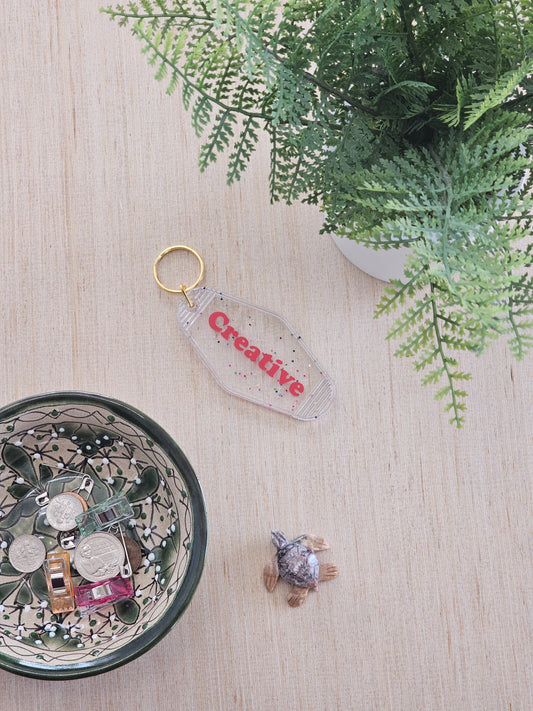 Rainbow Creative Hotel Keychain