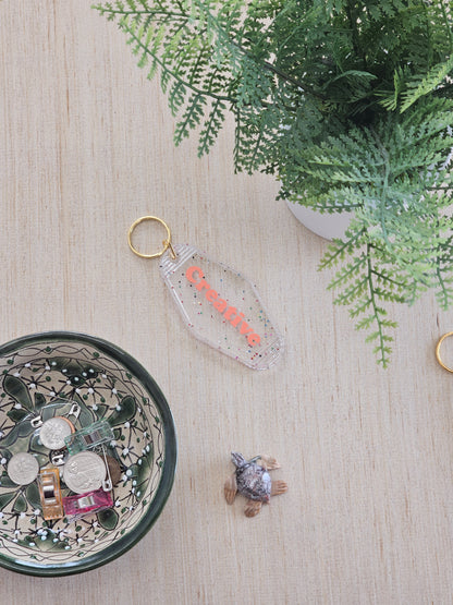 Rainbow Creative Hotel Keychain