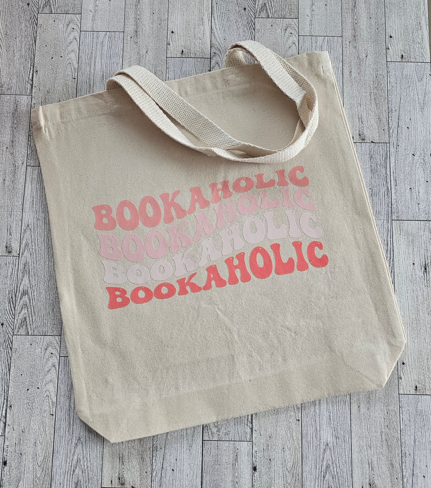 Bookaholic Canvas Tote Bag