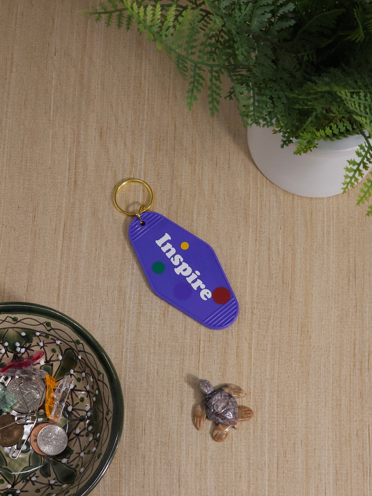 Rainbow Inspire Hotel Keychain