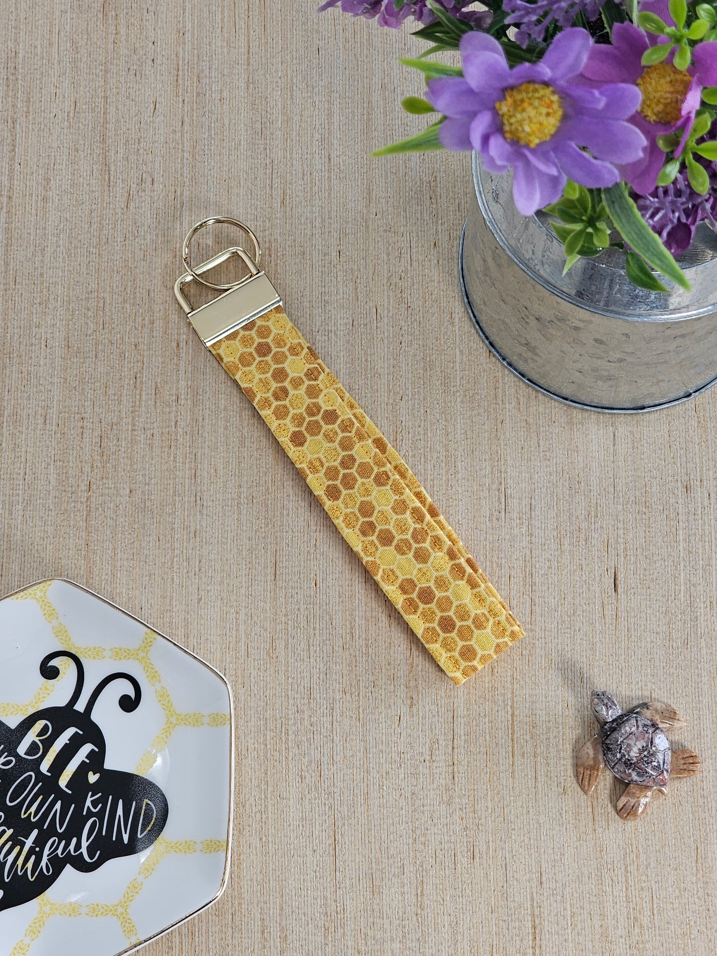 Honeycomb Bee Wristlets