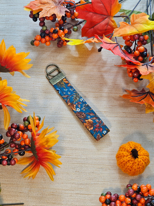 Fall Leaves Flower wristlet