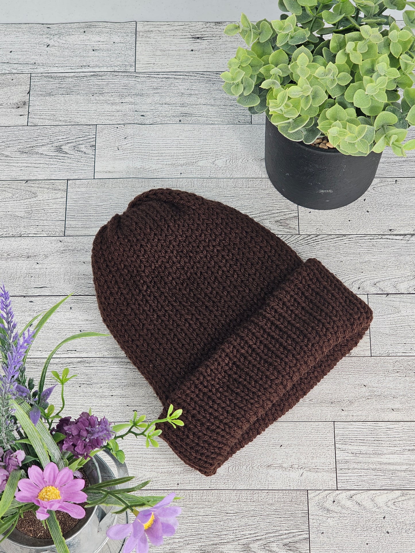 Dark Brown Beanie